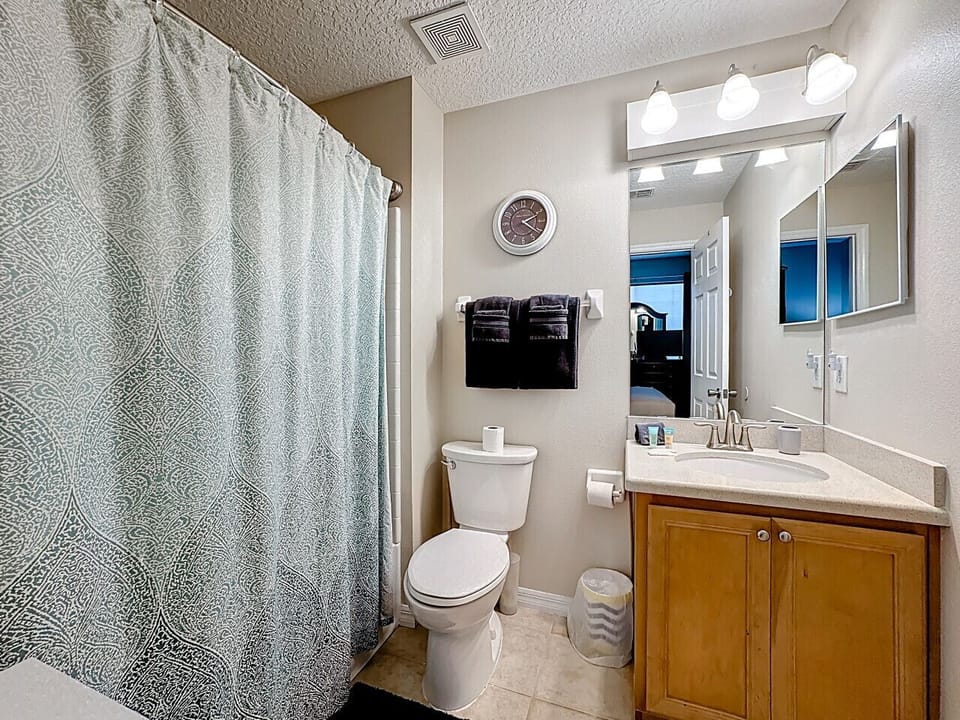 Clean and well-maintained bathroom with modern fixtures