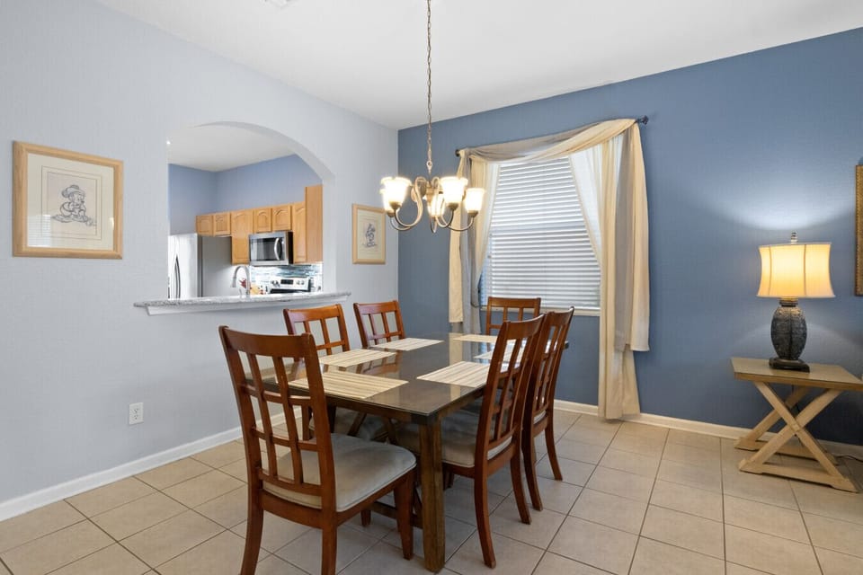 Comfortable dining room perfect for family meals