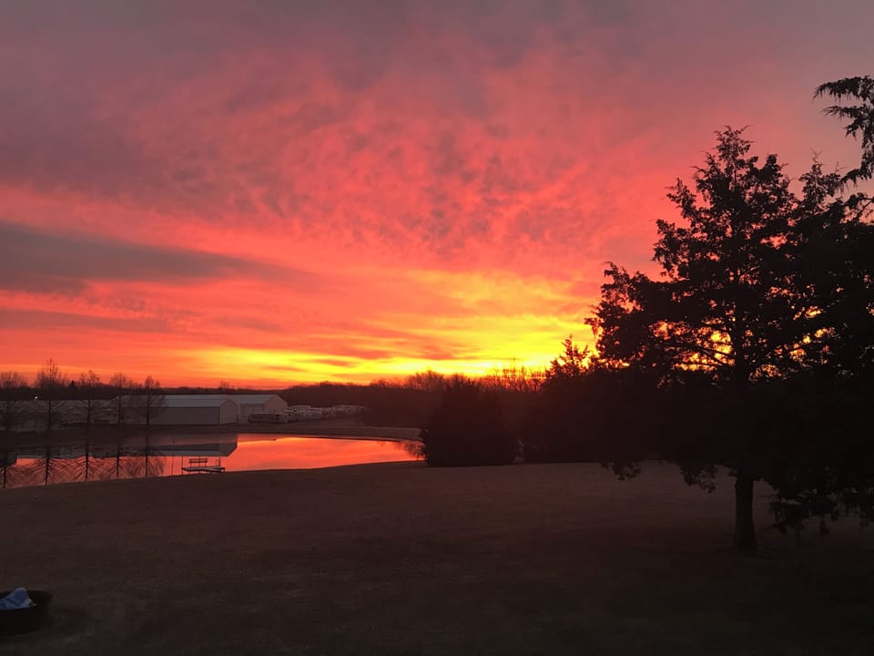The sunrises here can be awesome!