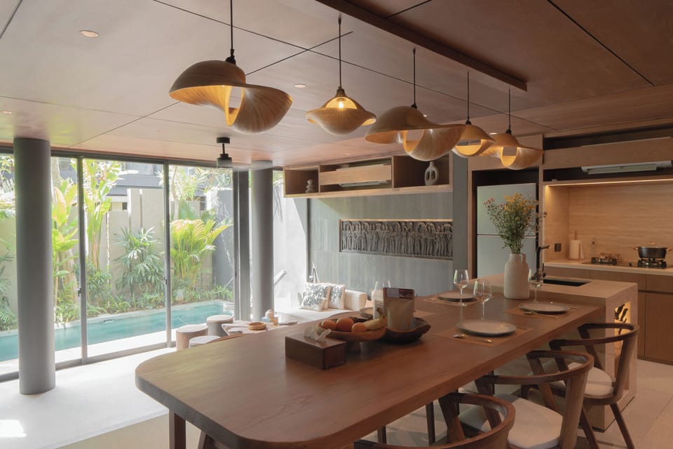 Two Bedroom Villa with Private Pool | Private kitchen | Coffee/tea maker, full-size fridge, microwave, stovetop
