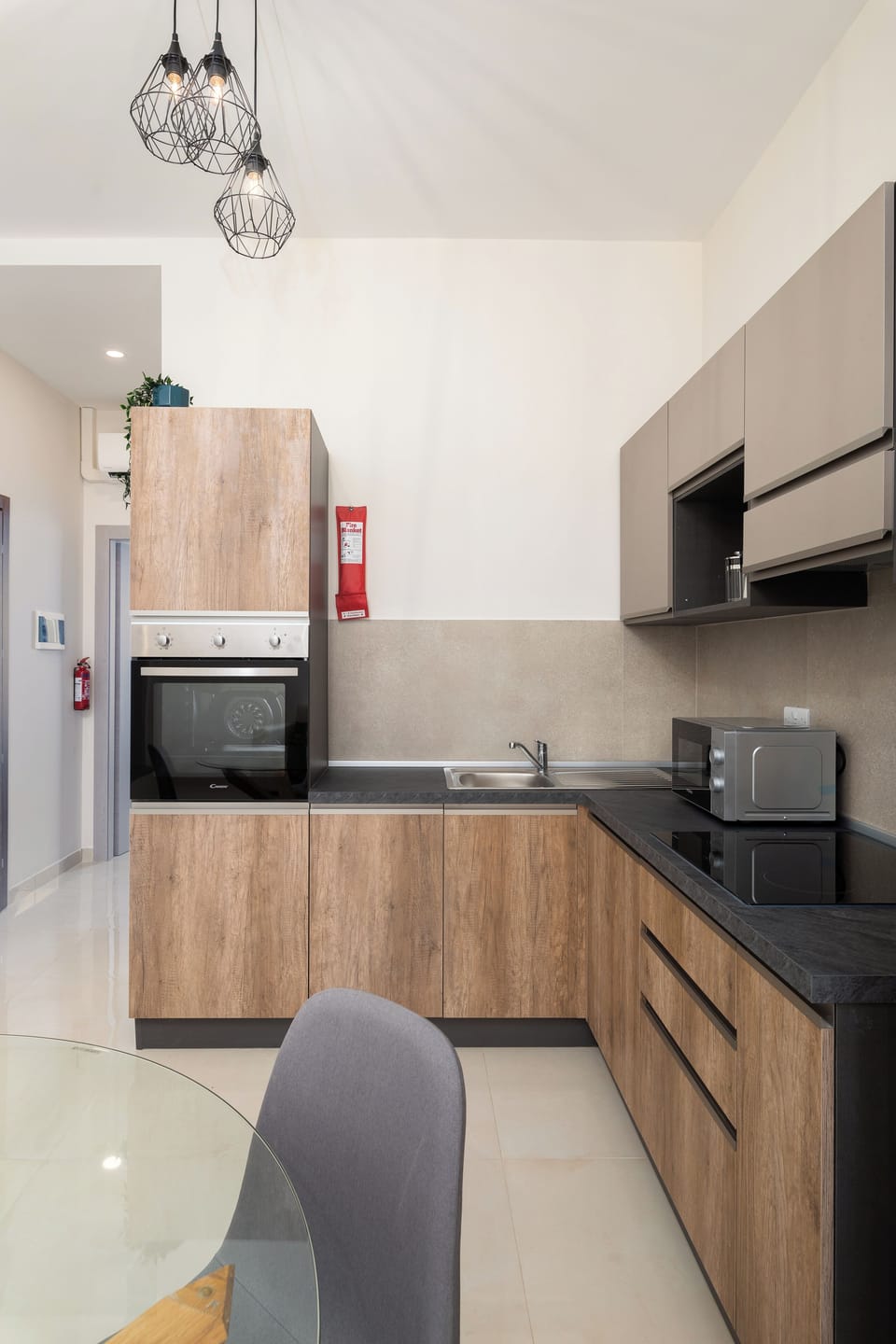 Apartment, City View | Private kitchen