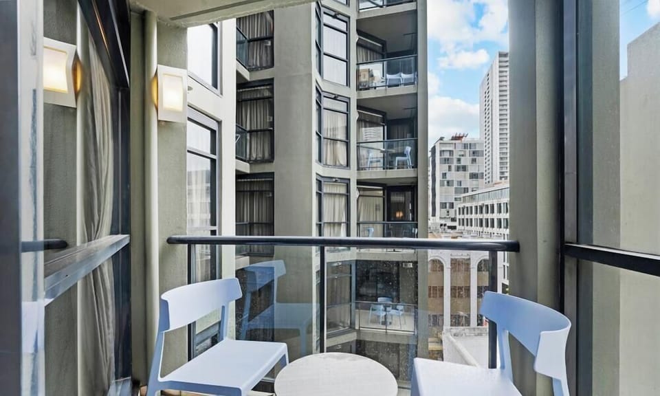 Private outdoor balcony for a quiet moment