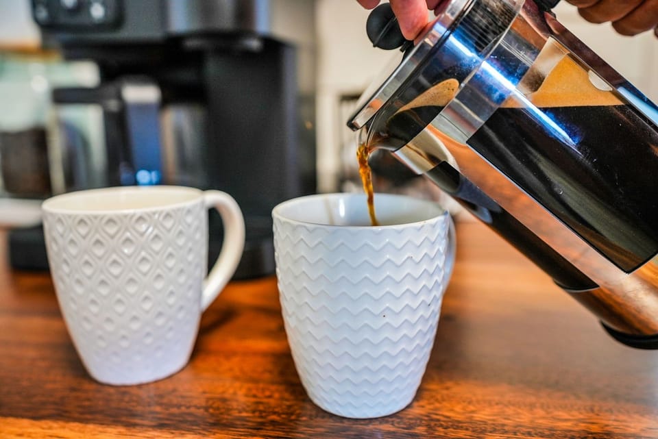 French press coffee, yes please!