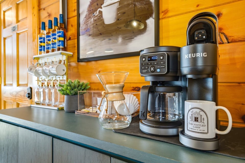 Enjoy your coffee using our logo coffee mugs.