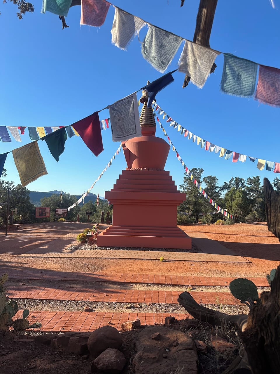 Peace Park stuppa in West Sedona.