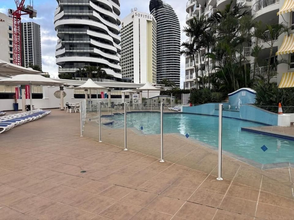 Outdoor heated pool