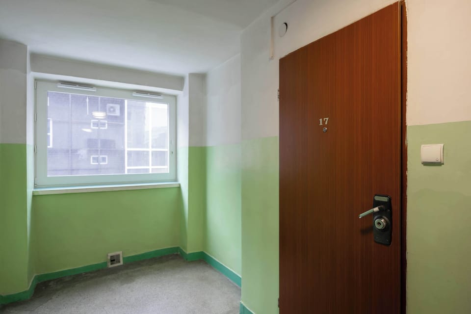 Building corridor outside the apartment.