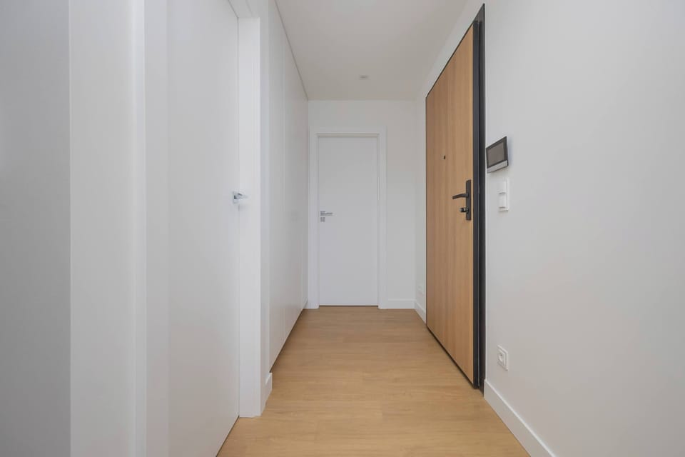 Apartment entrance hallway.