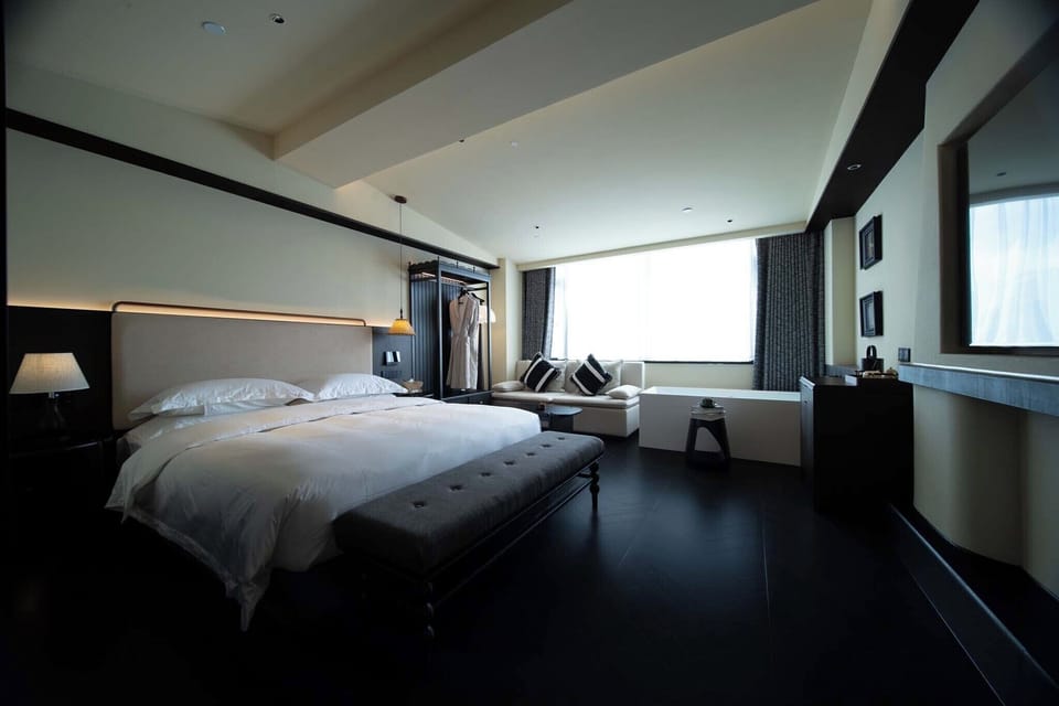 Luxury Double Room, City View | Premium bedding, down comforters, minibar, desk
