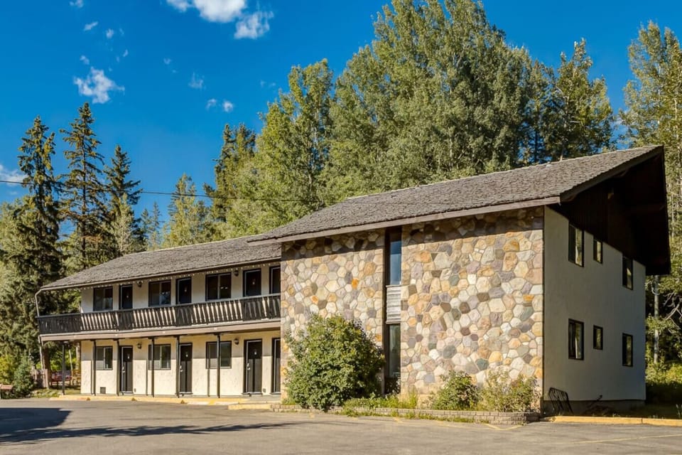 The exterior of the building.