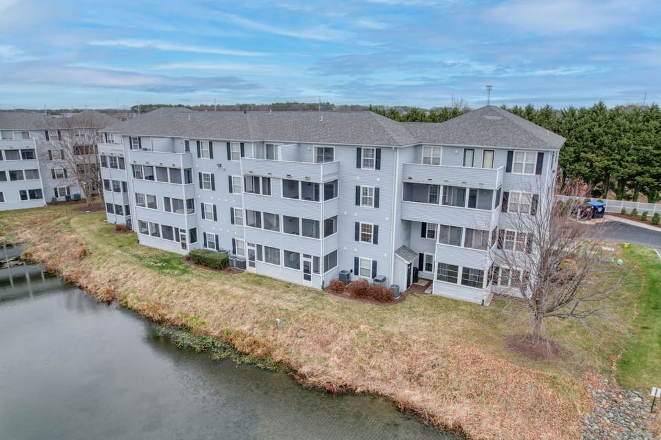 Aerial view of building