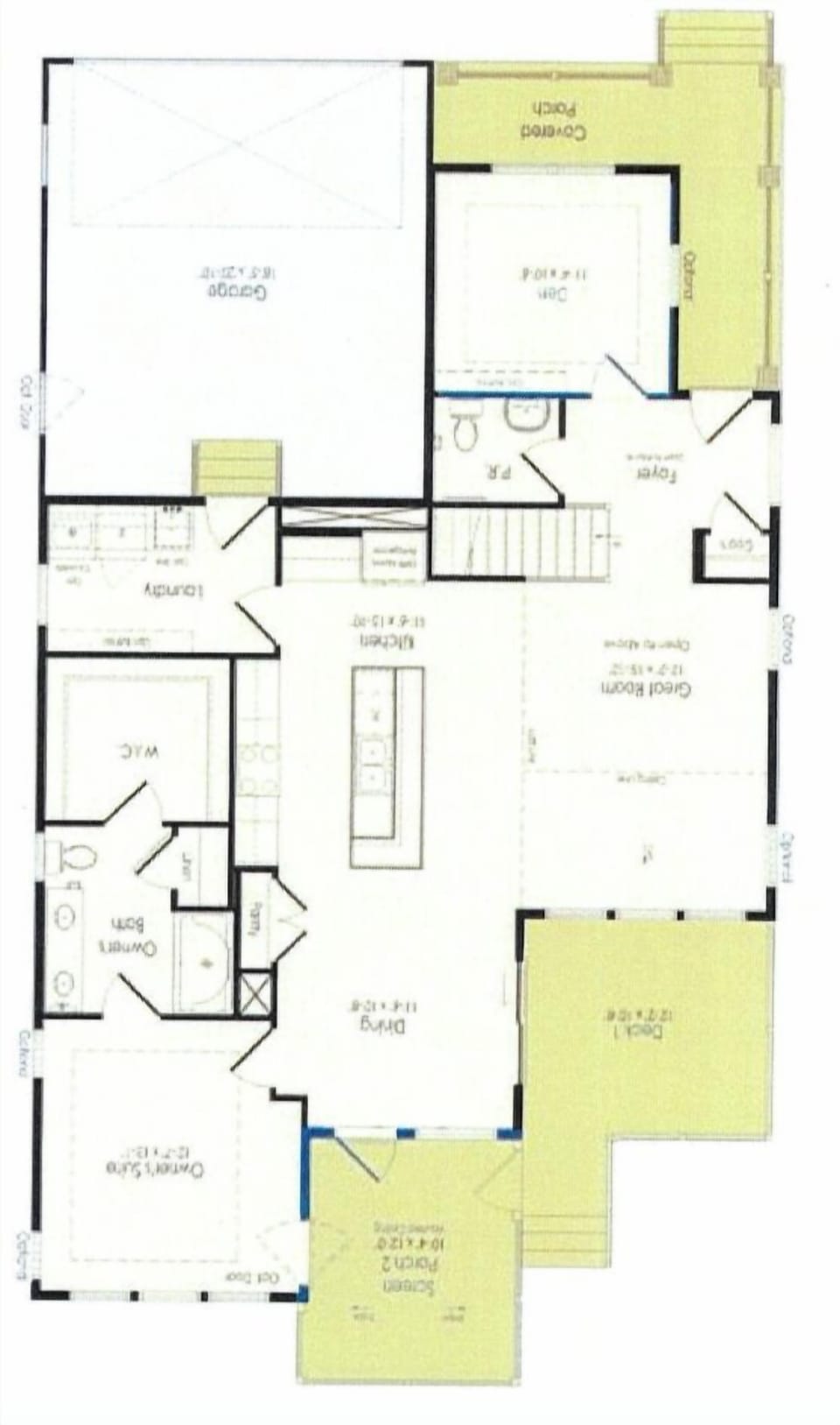 Home Floor Plan - Main Floor
