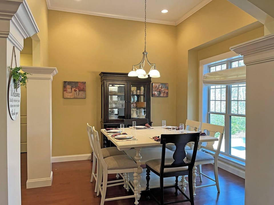 Dining Room viewed from the entry Foyer