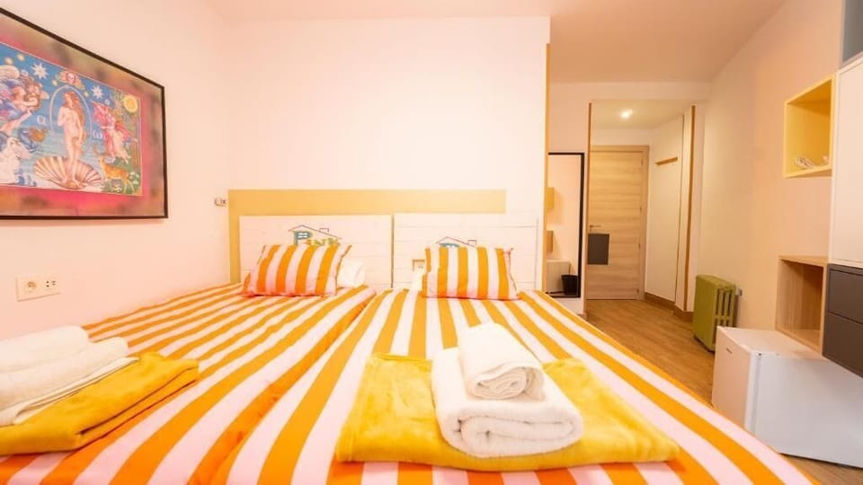 Deluxe Twin Room, Balcony, City View | Premium bedding, down comforters, individually decorated