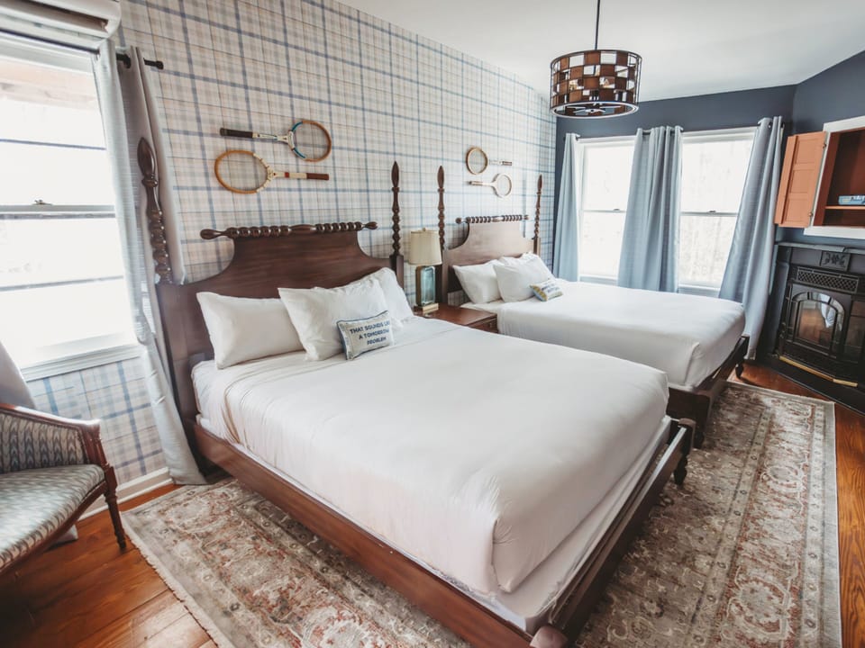 Standard Double Room, 2 Queen Beds | Individually decorated, individually furnished, blackout drapes
