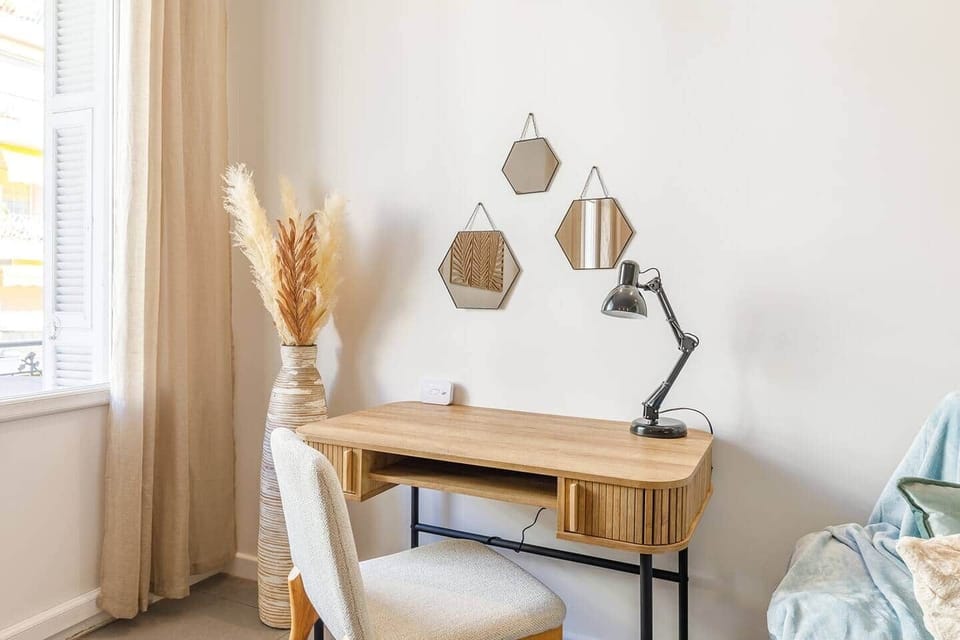 Working space in the living room