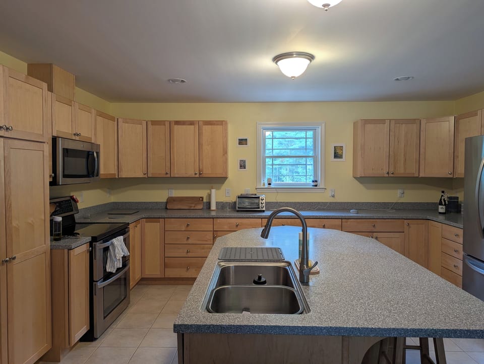 Fully stocked kitchen
