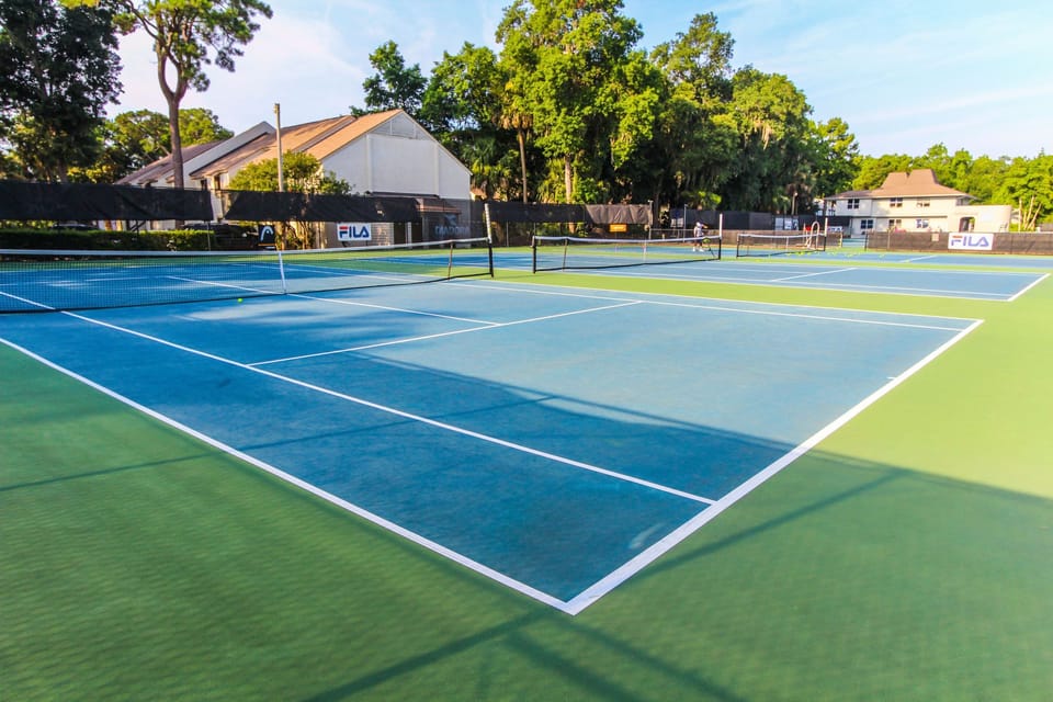 Serve up some fun on the well-maintained tennis courts for a dose of active leisure.