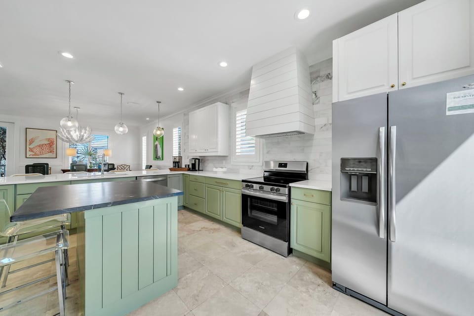 Fully Stocked Renovated Kitchen
