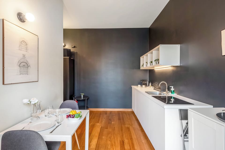 Kitchen and dining area