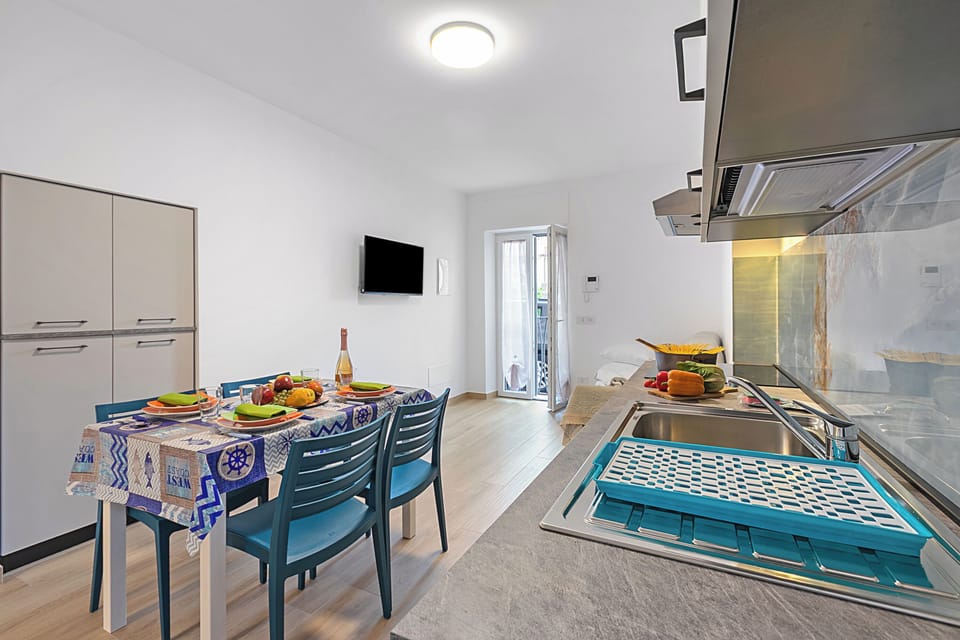 Kitchen and dining area