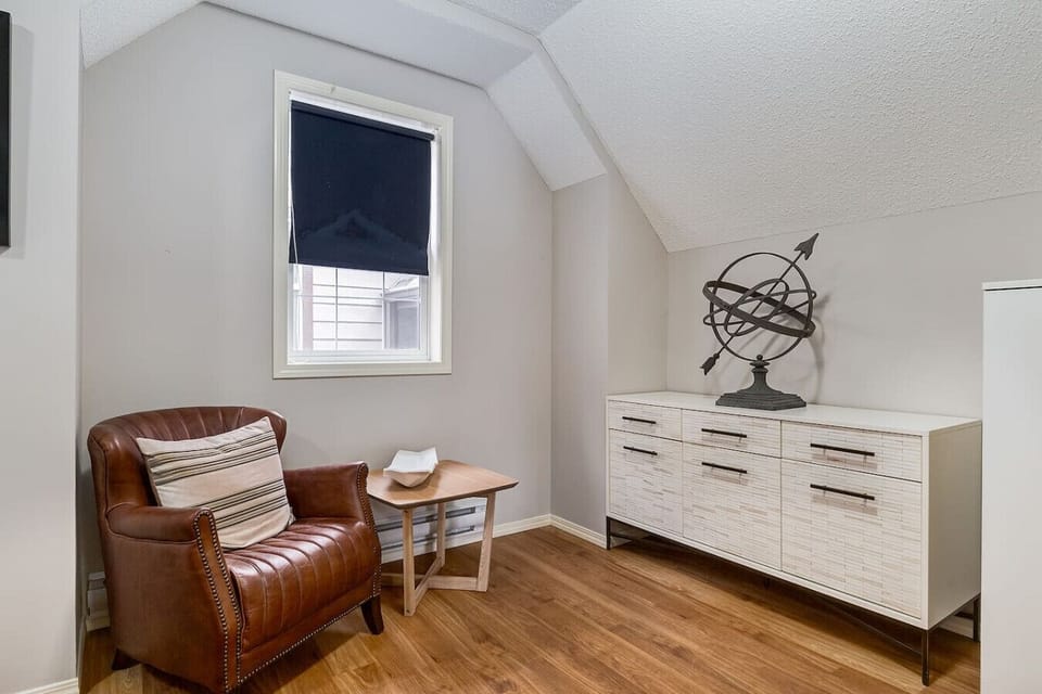 Comfortable Chair and storage space for your clothes