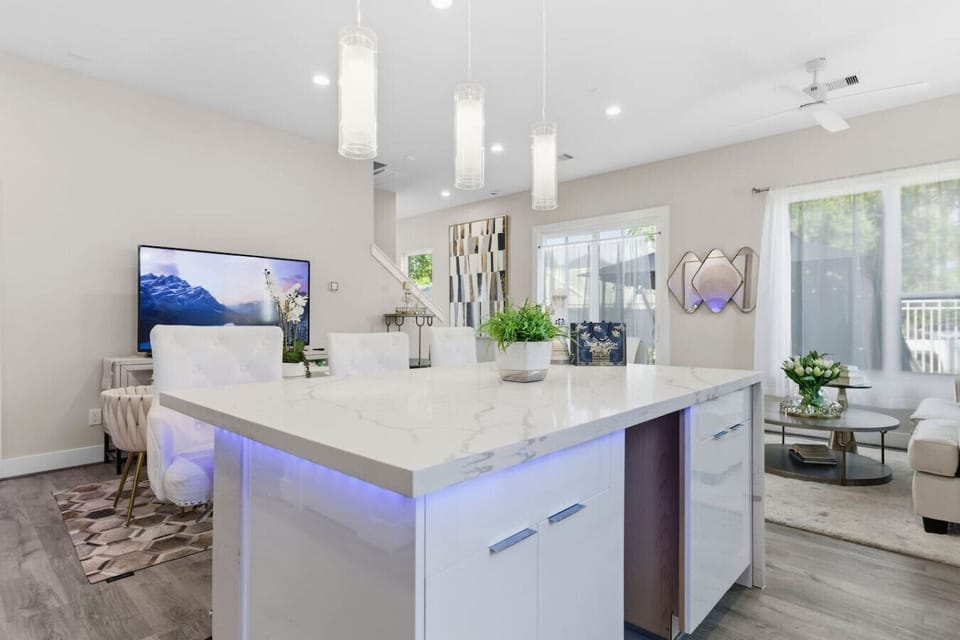 Prepare your favorite meals in this fully stocked kitchen.