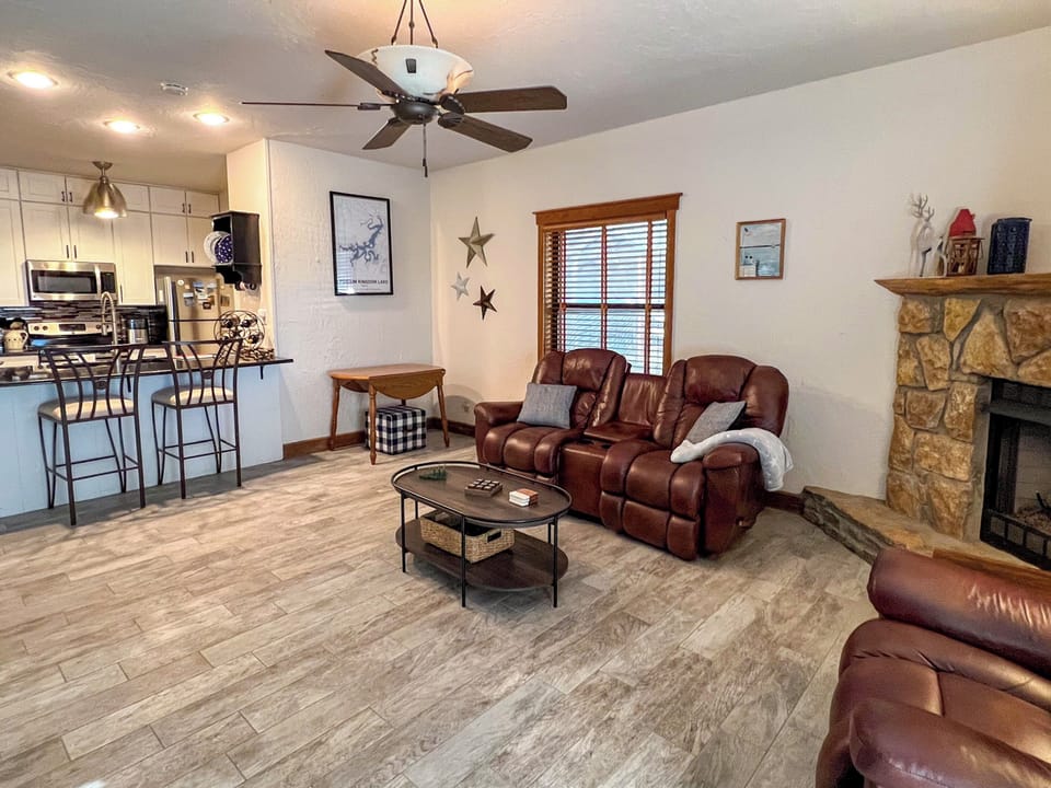 Large open concept kitchen/ living room