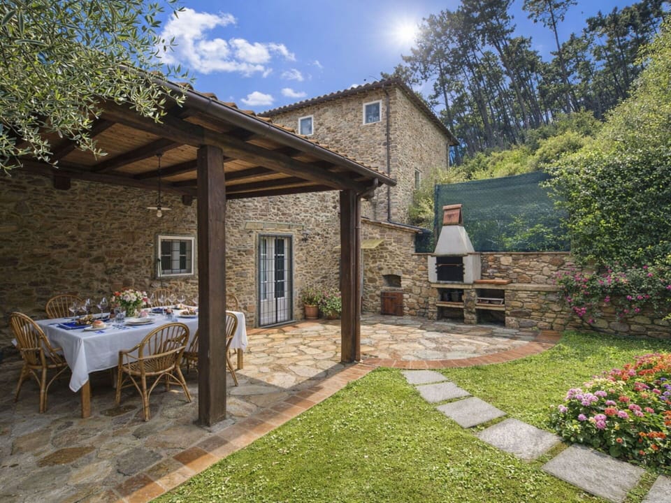 Furniture, Chair, Outdoor Furniture, Garden, Home, Flagstone, Backyard, Door, Kitchen & Dining Room Table