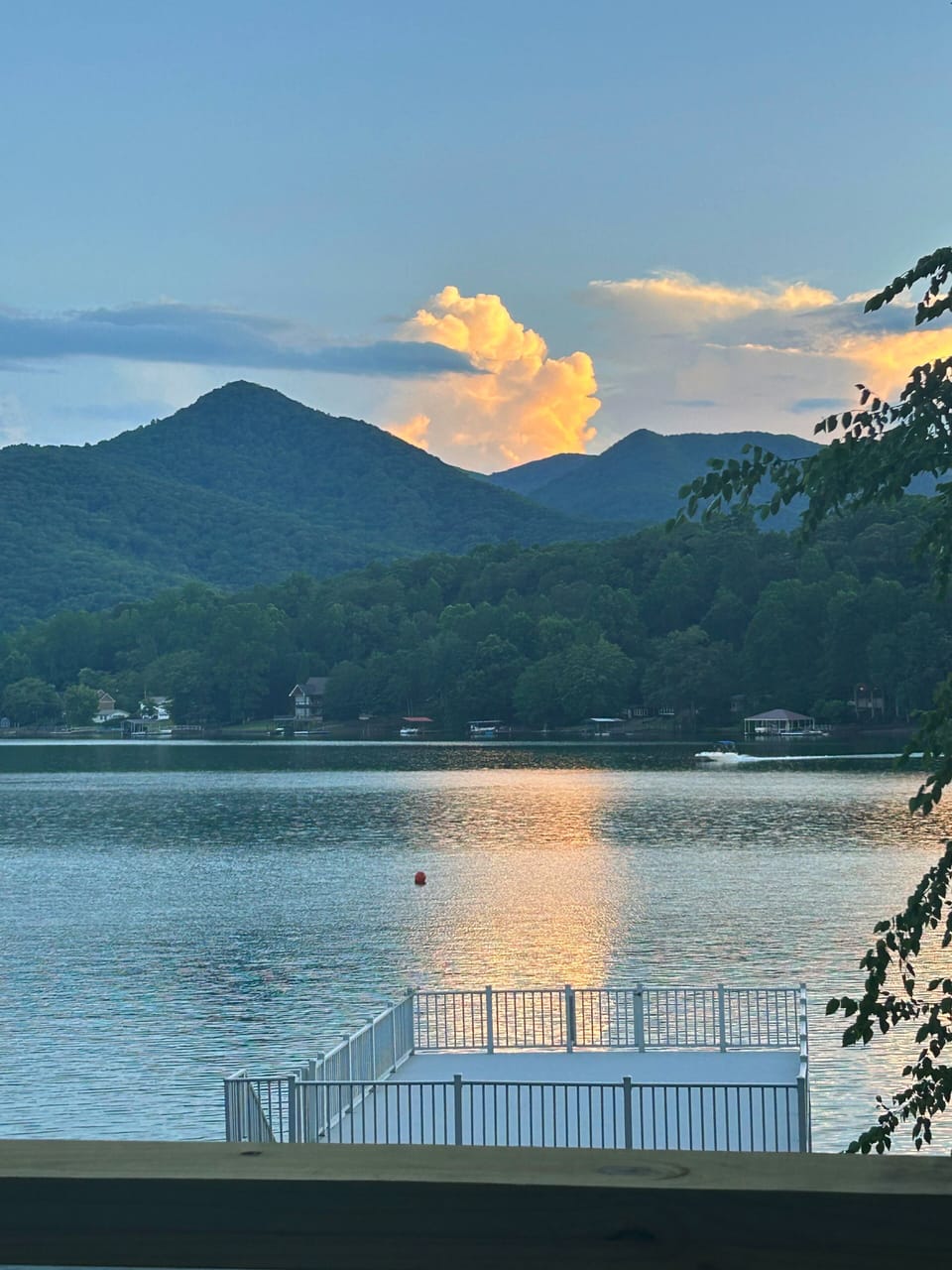 View from back deck