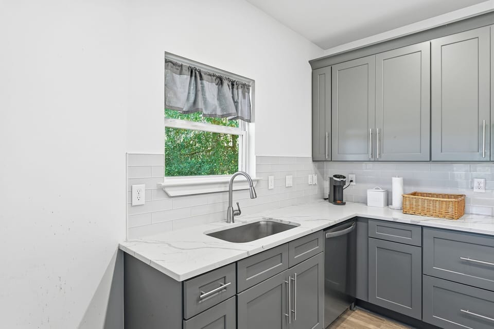 Sink, Sink Faucet, Indoors, Kitchen, Window