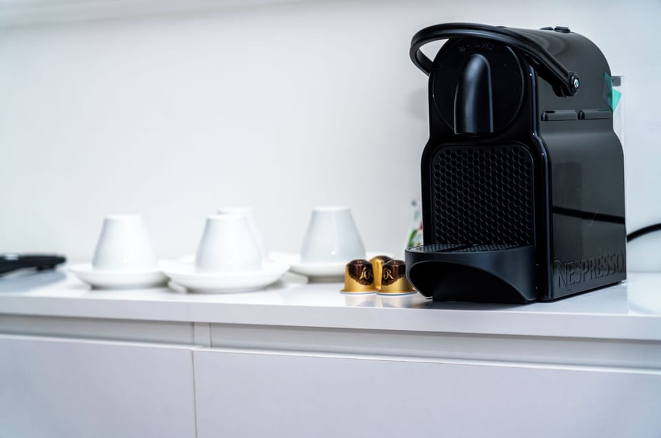Exclusive Apartment, City View | Coffee and/or coffee maker