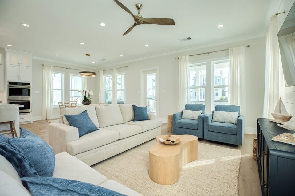 Abundant comfortable seating for the whole group