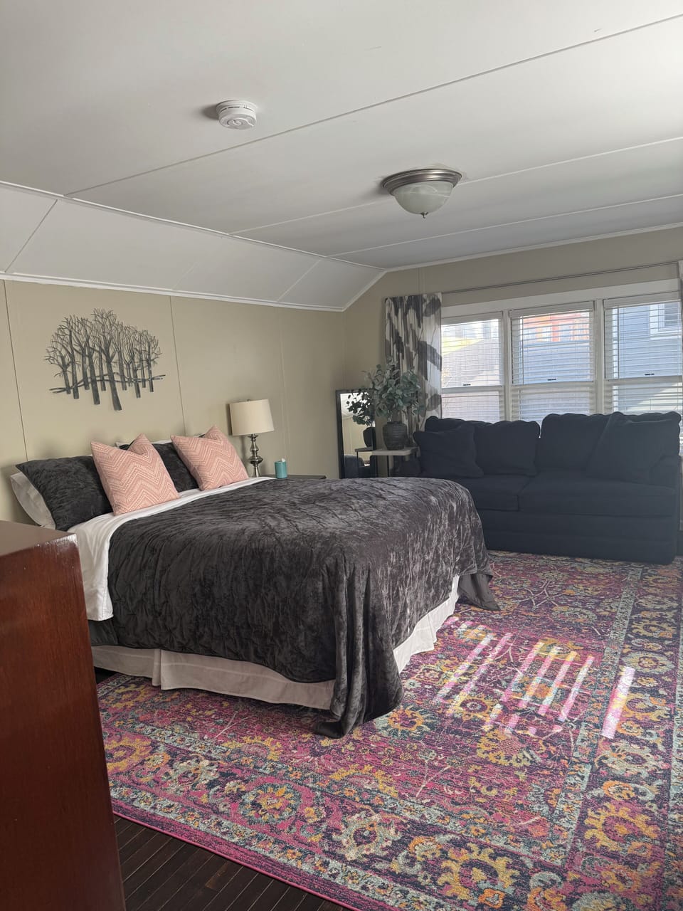 Studio cottage with Queen bed and pullout sofa bed
