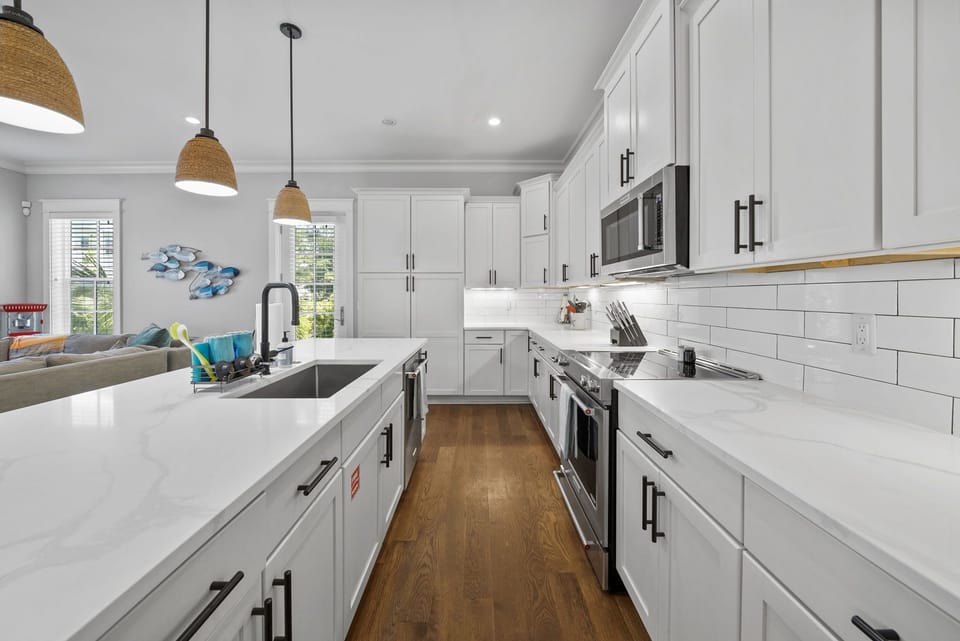 Newly remodeled kitchen