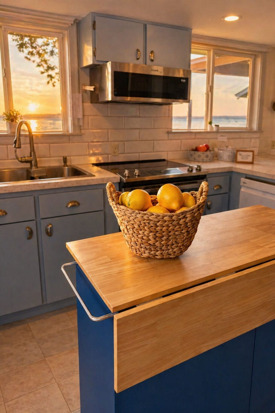 Bright, Fully Equipped Kitchen ready for Cooking & Gathering