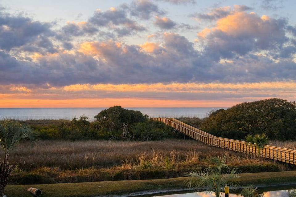 Listen to the waves while you sip your morning coffee from the balcony.  