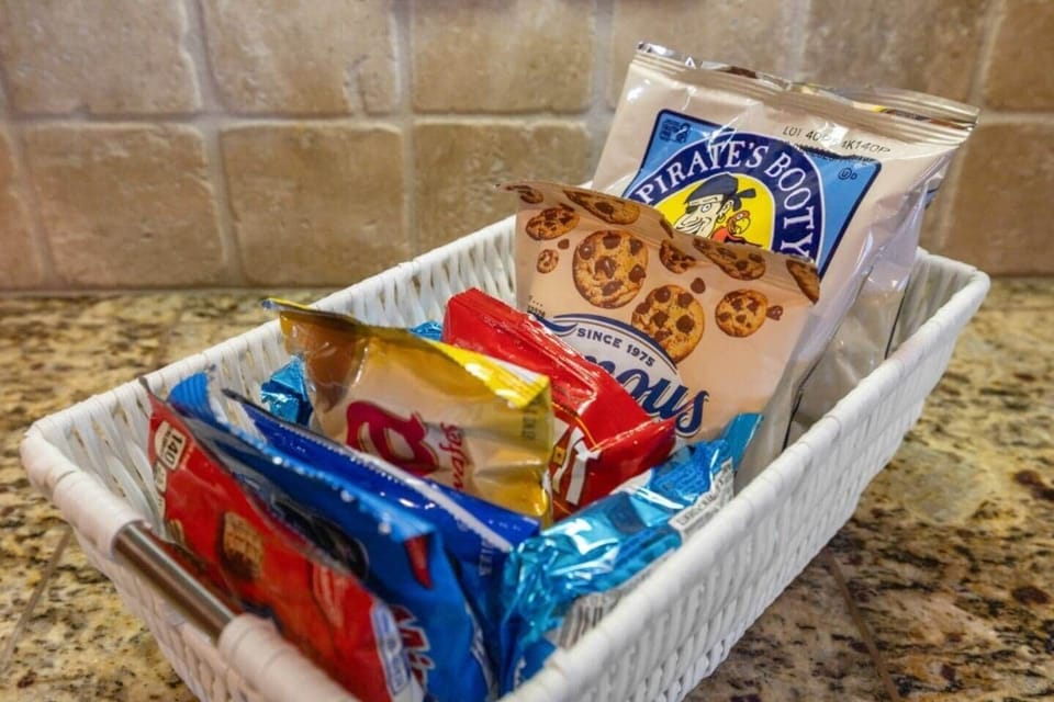 Snacks provided for every guest + possible seasonal goodies!