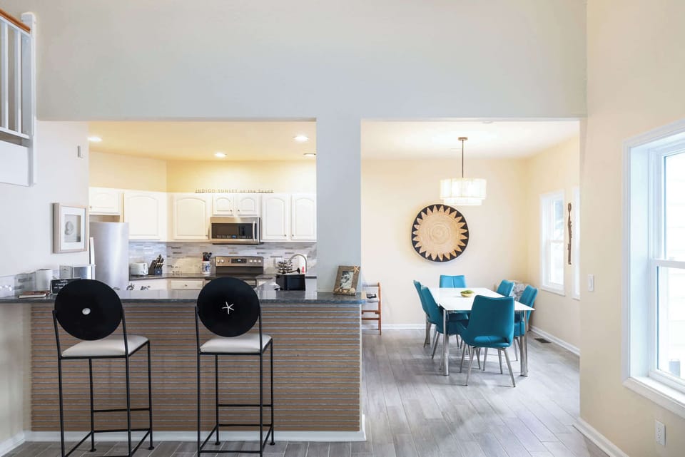 Main Level  Kitchen and Dining Area 