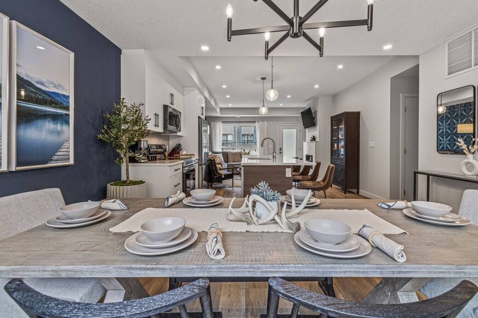 8-seater Scandinavian-inspired dining table