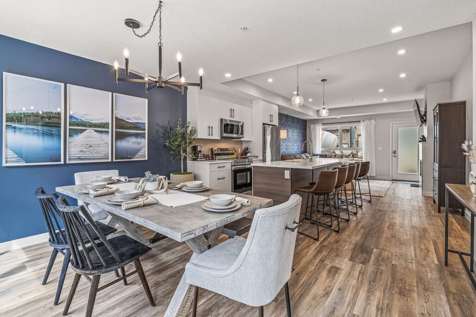 8-seater Scandinavian-inspired dining table