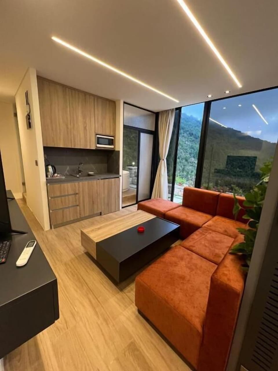 Double Room, Mountain View | Living area