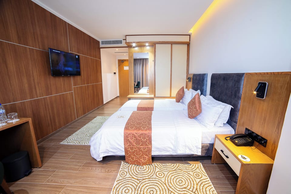 Deluxe Double or Twin Room | Premium bedding, minibar, desk, laptop workspace