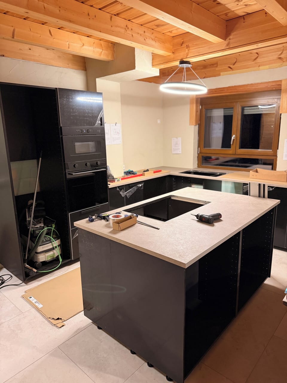 Superior Apartment, Garden View | Private kitchen | Shared fridge, microwave, highchair