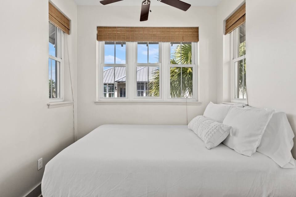 Sink into crisp white linens and sleep to the sound of the coast.