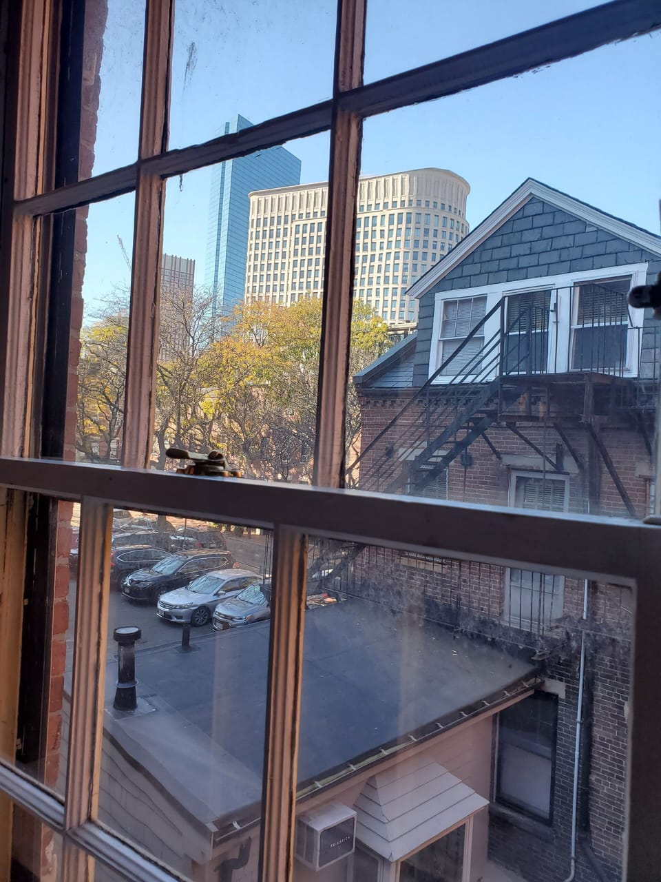 View on Back Bay from the bedroom