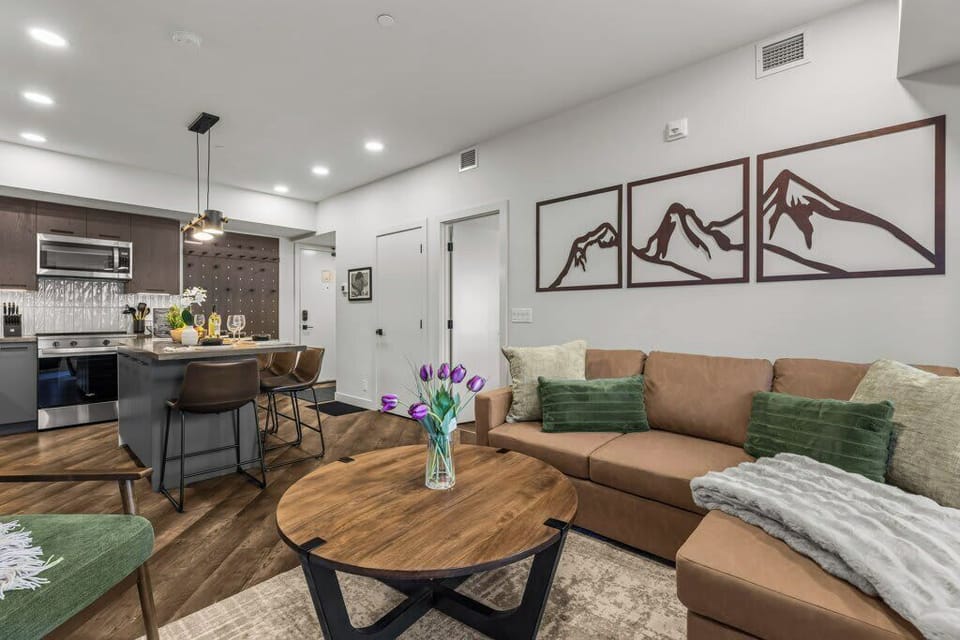Cozy, open living area! 