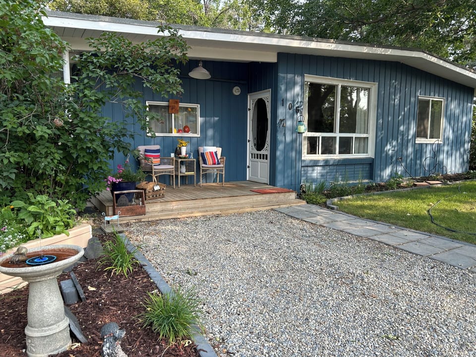 Front of the house.