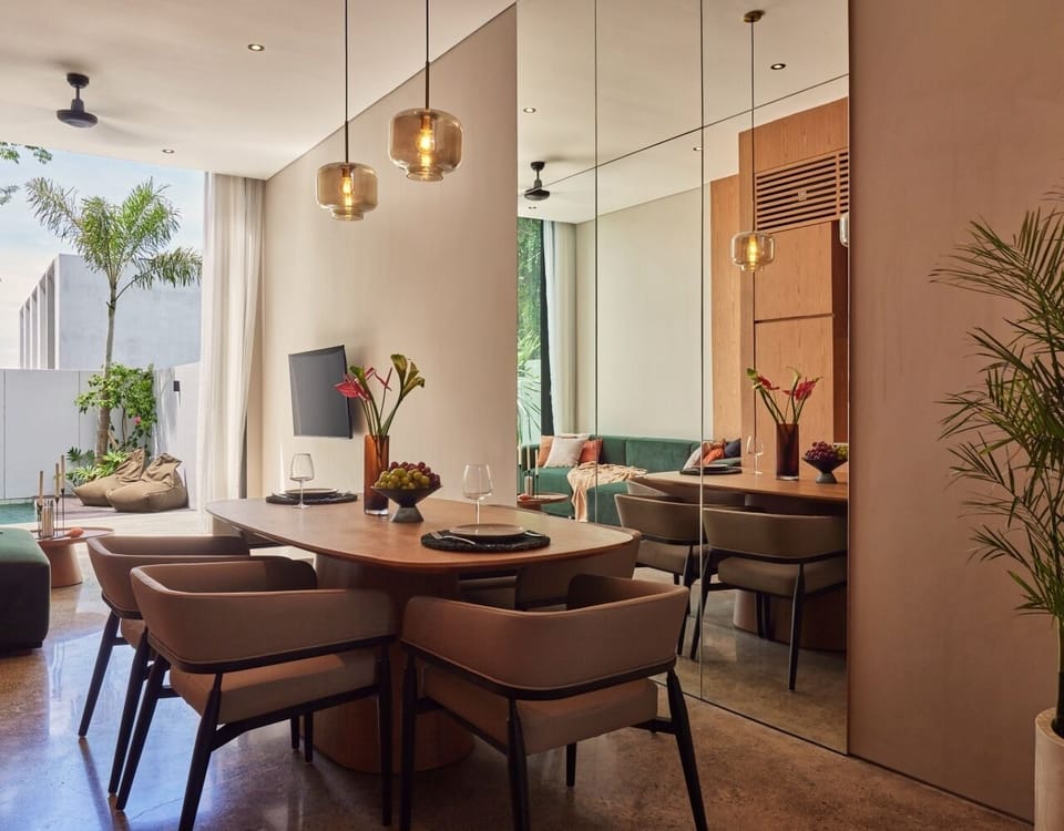Premium Townhome, 3 Bedrooms, Non Smoking, Private Pool | Living area | TV