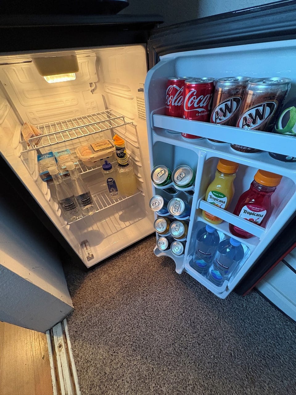 Master Closet bar fridge 